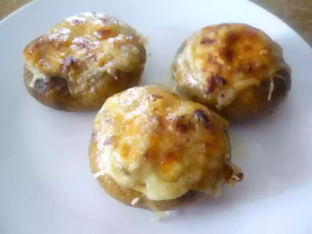 CHAMPIÑONES GRATINADOS ( OLLA GM Y THMX31)