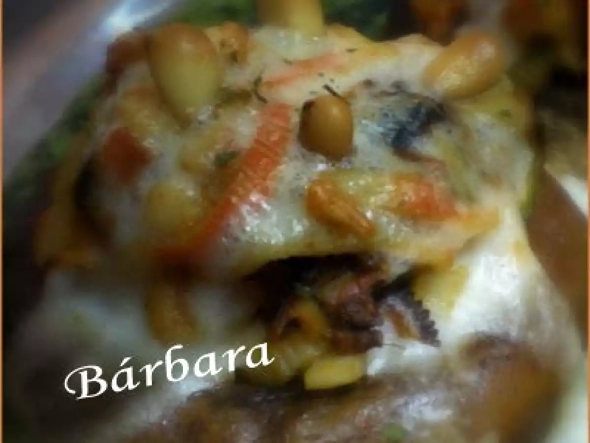 CHAMPIÑONES RELLENOS DE MAR