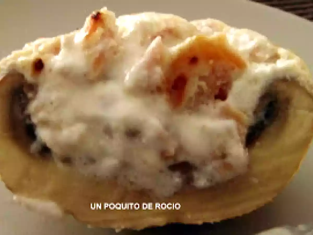 CHAMPIÑONES RELLENOS DE SALMON - foto 2