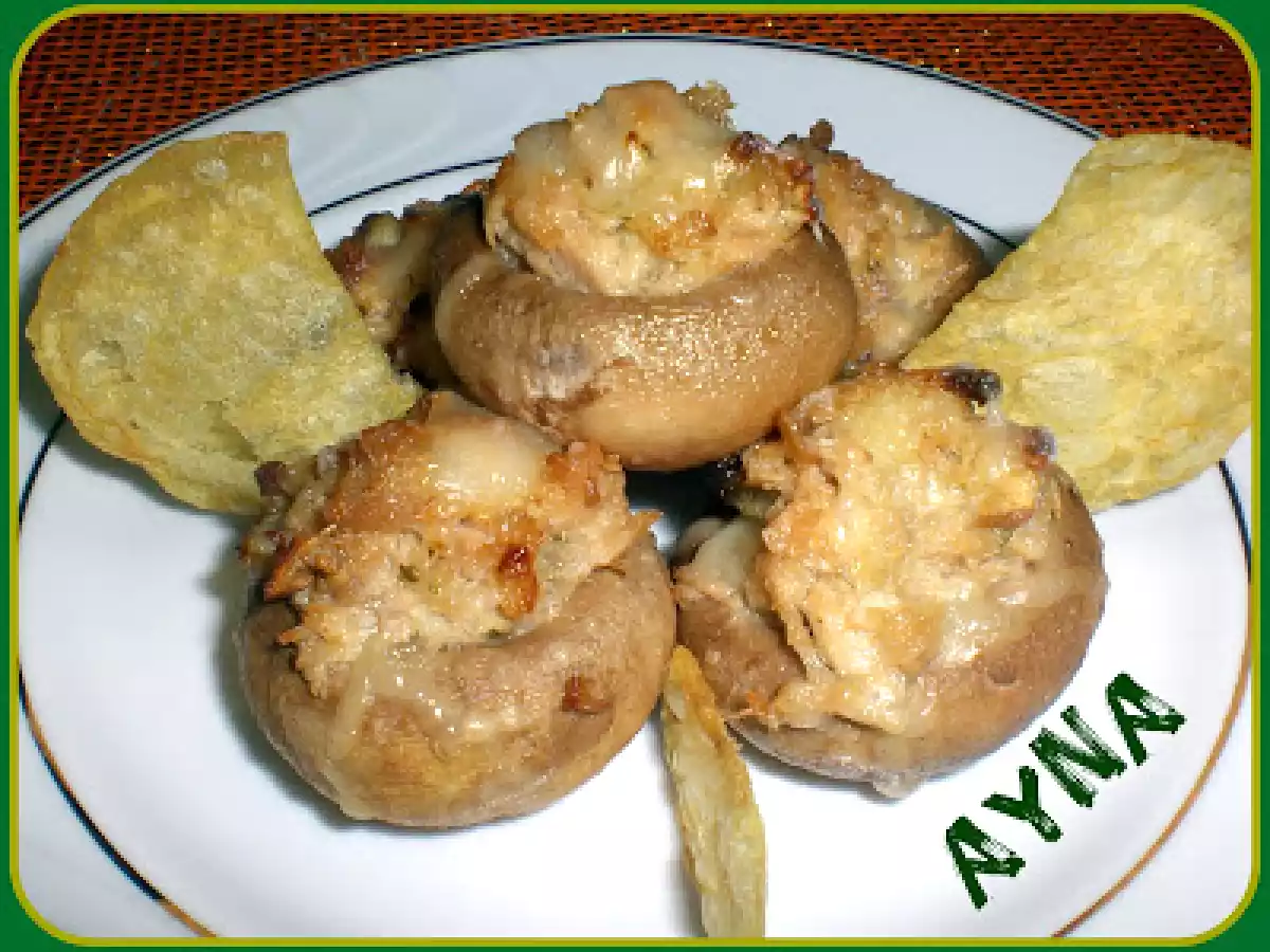 CHAMPIÑONES RELLENOS(HORNO TURBO CONVECCIÓN) - foto 2