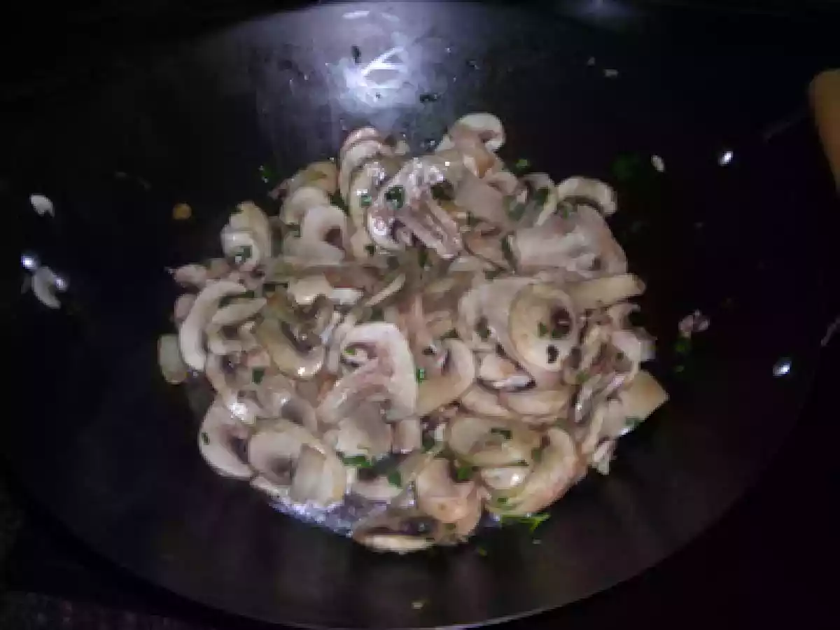Champiñones salteados, WOK - foto 3