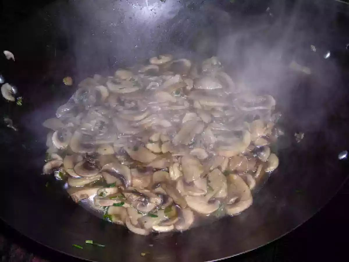 Champiñones salteados, WOK - foto 4