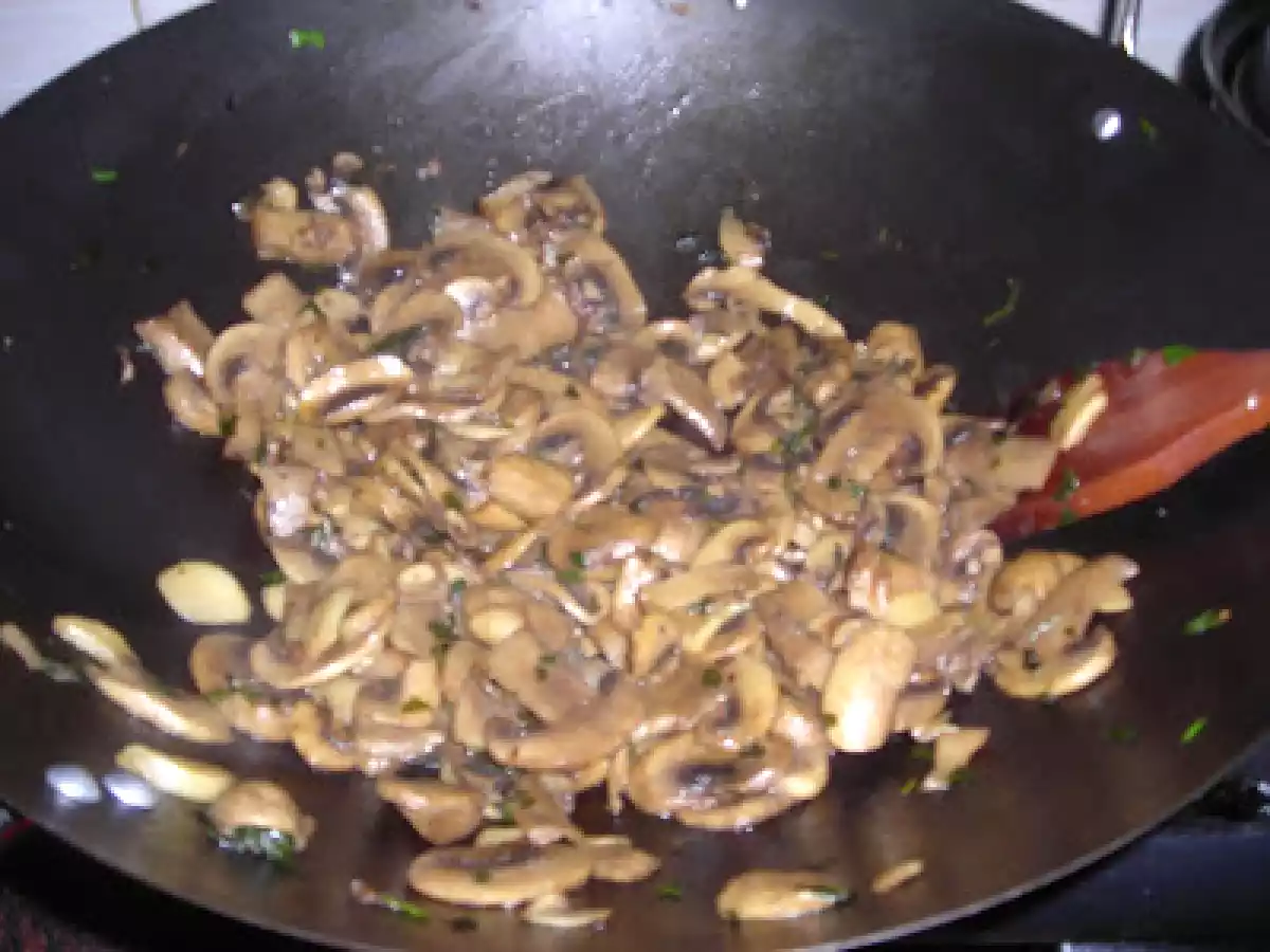 Champiñones salteados, WOK - foto 7