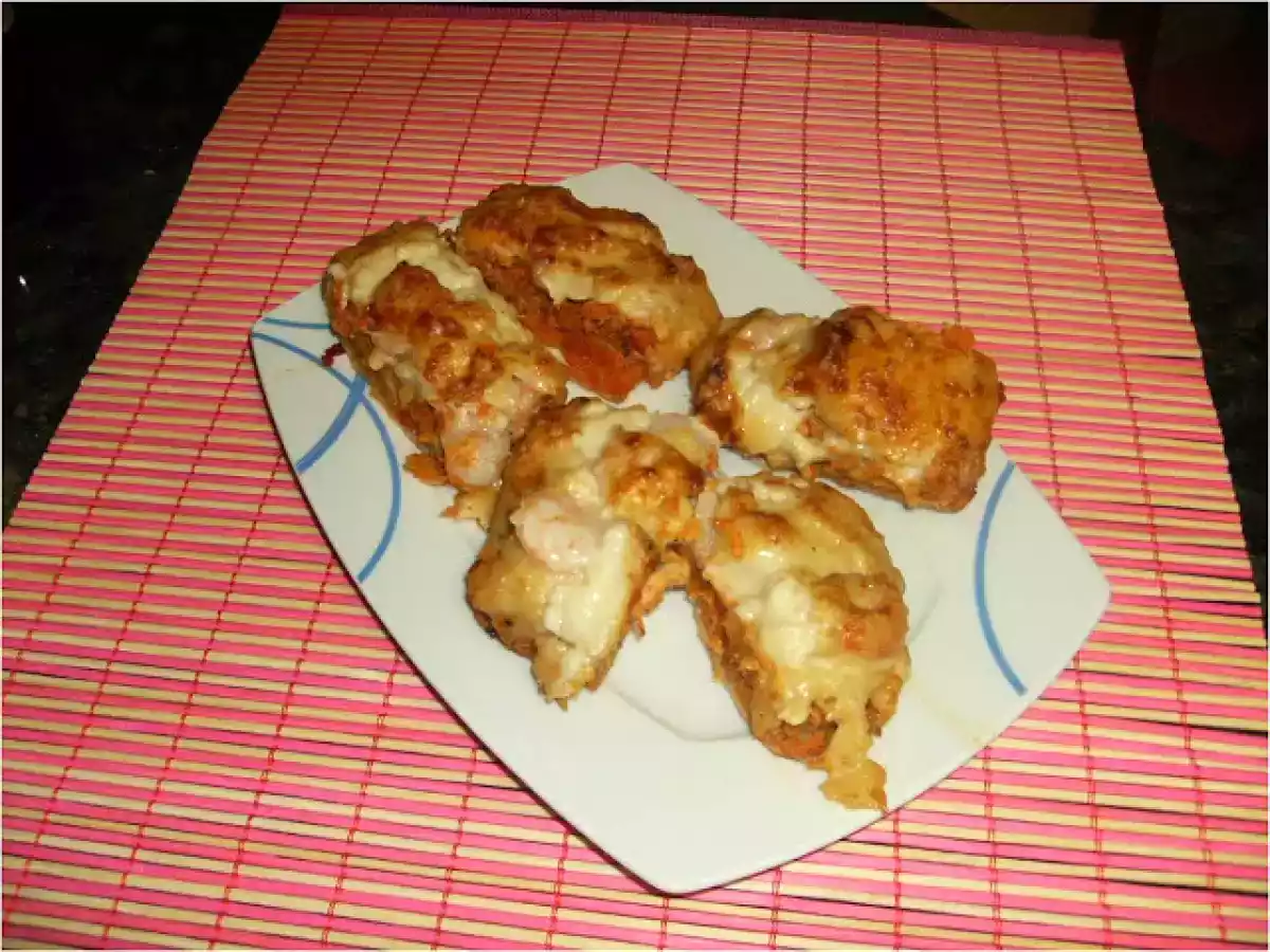 CHAPATA RELLENA GRATINADA