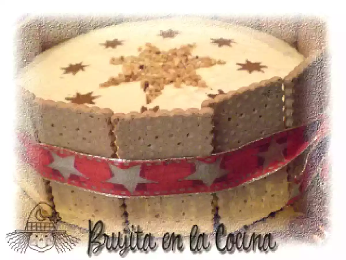 Charlota mousse de turrón