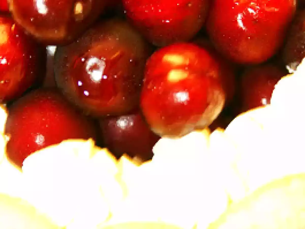 Charlotte de cerezas y chocolate blanco - foto 3