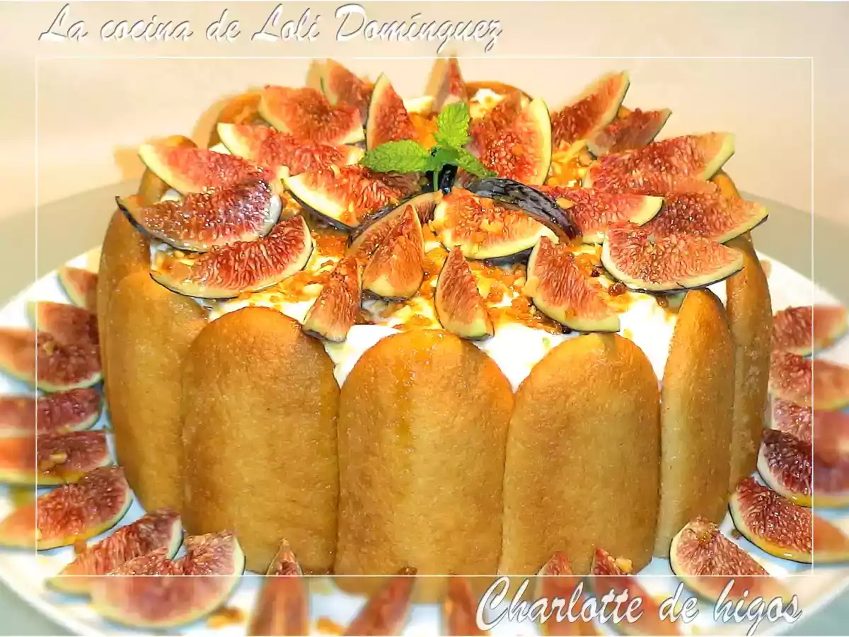Charlotte de higos