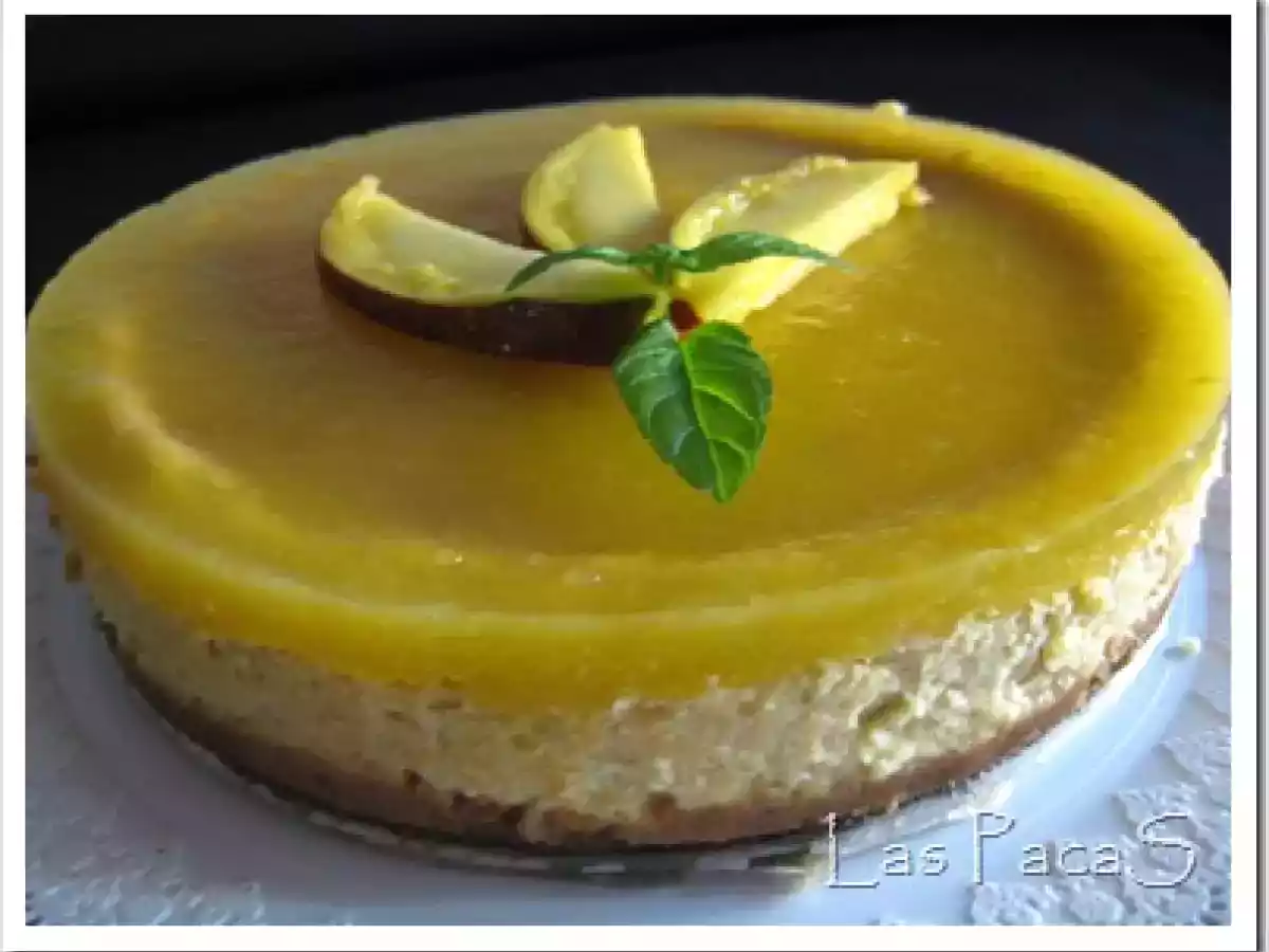 Cheese Cake de Mango (Thermomix)