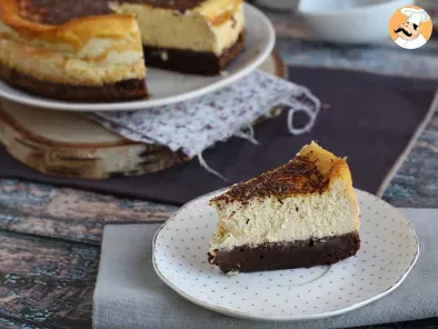 Cheesecake brownie ¡La combinación perfecta de tarta de queso y chocolate!
