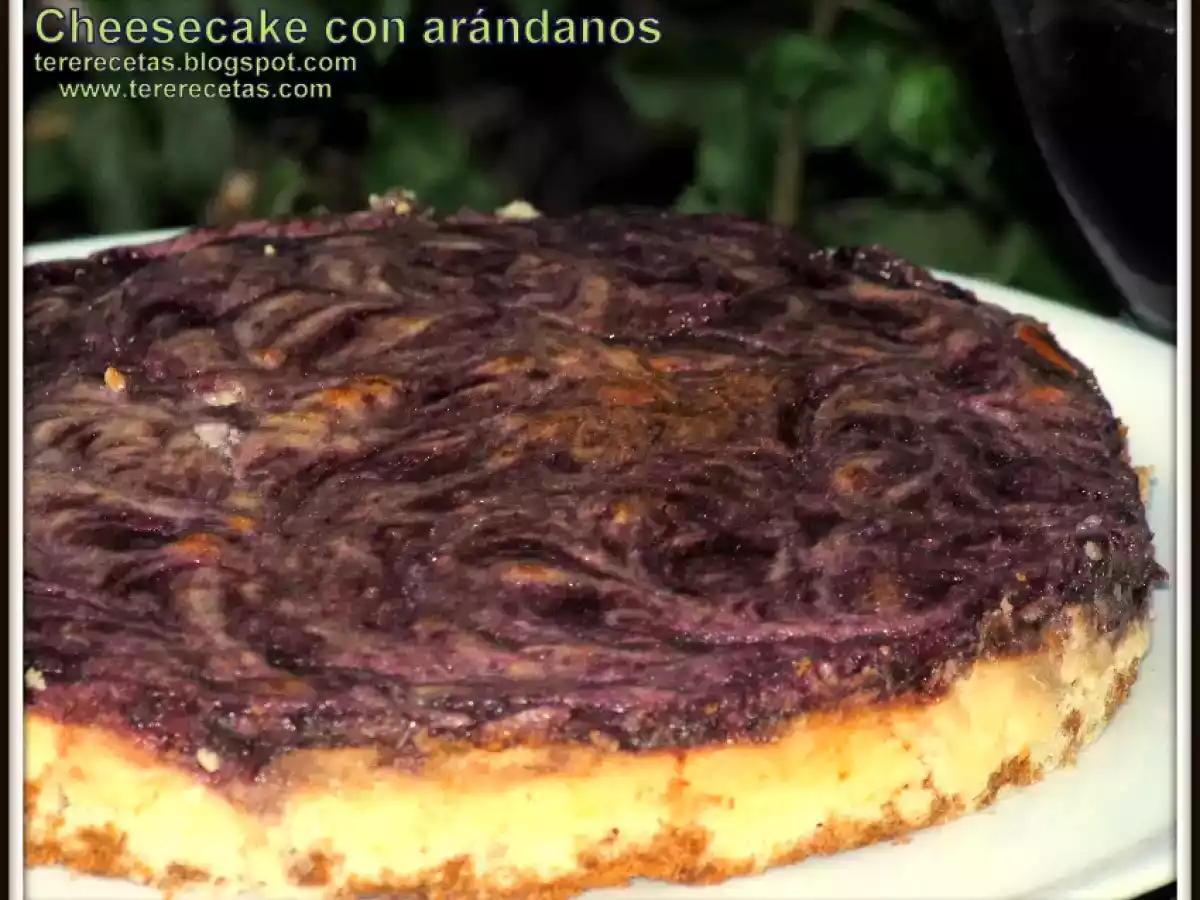 Cheesecake con arándanos. - foto 2