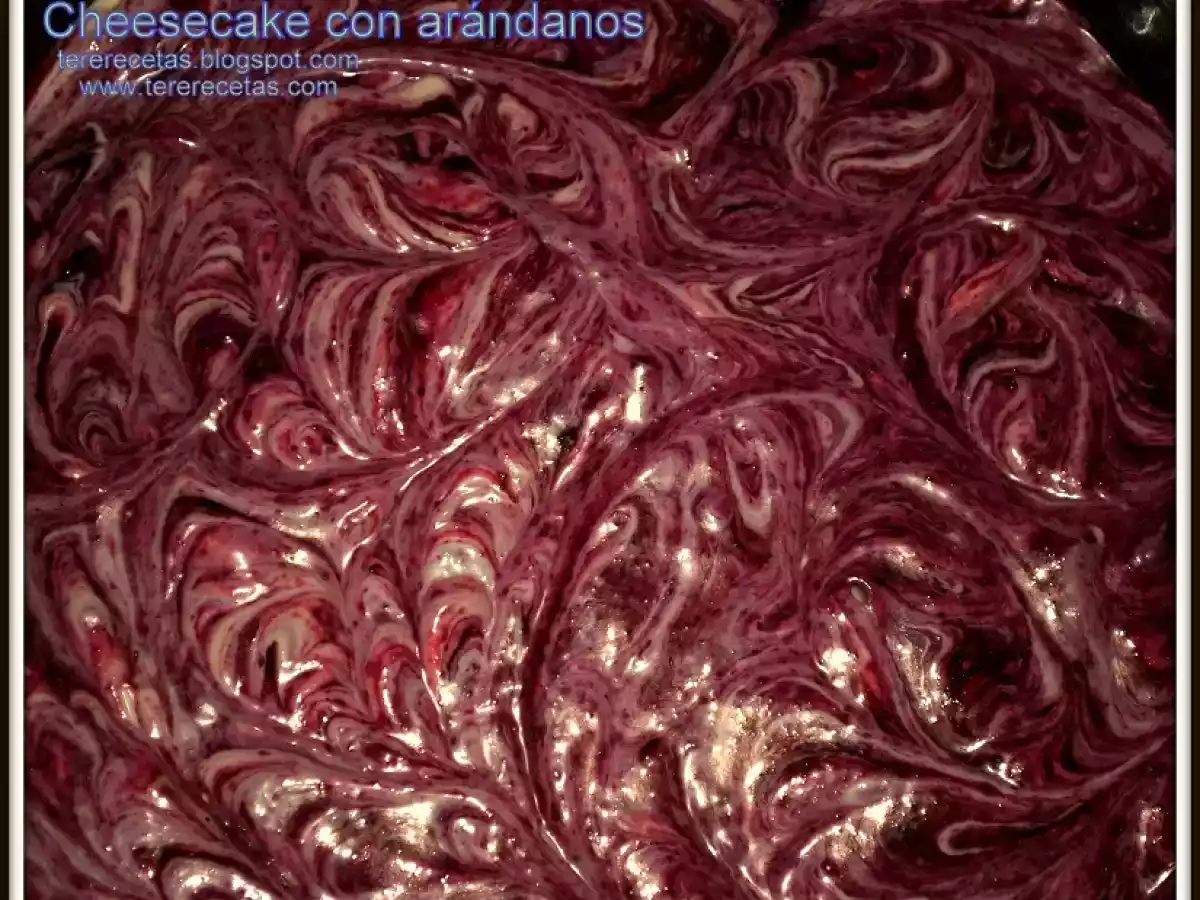 Cheesecake con arándanos. - foto 3