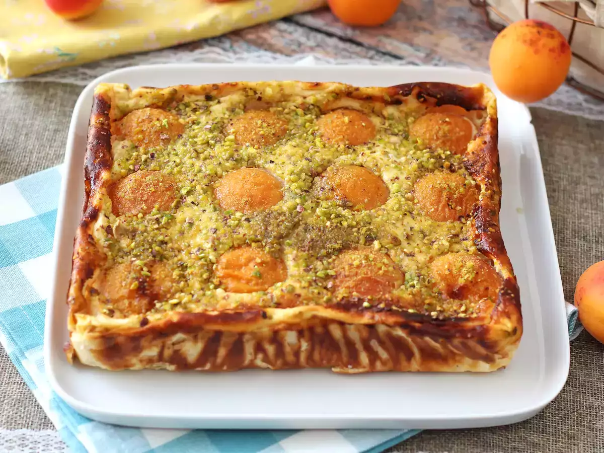 Cheesecake de albaricoques cremoso y afrutado - foto 7