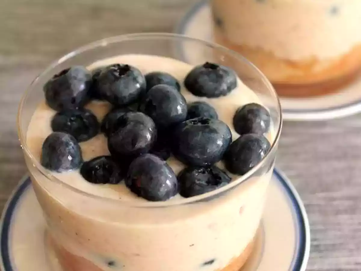 Cheesecake de arandanos al Agar Agar