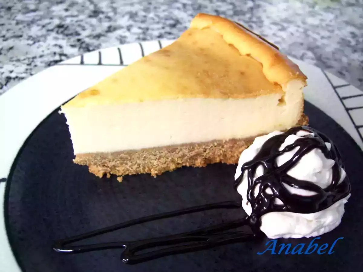 Cheesecake de chocolate blanco