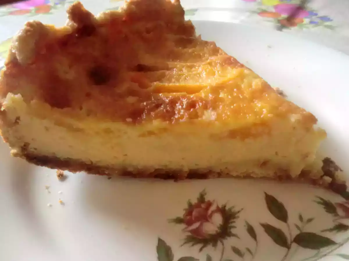 Cheesecake de duraznos