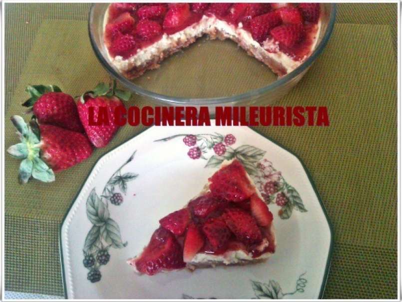 Cheesecake de fresa microondas - foto 2