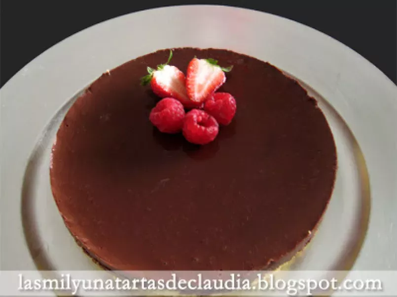 Cheesecake de fresa y chocolate, foto 1