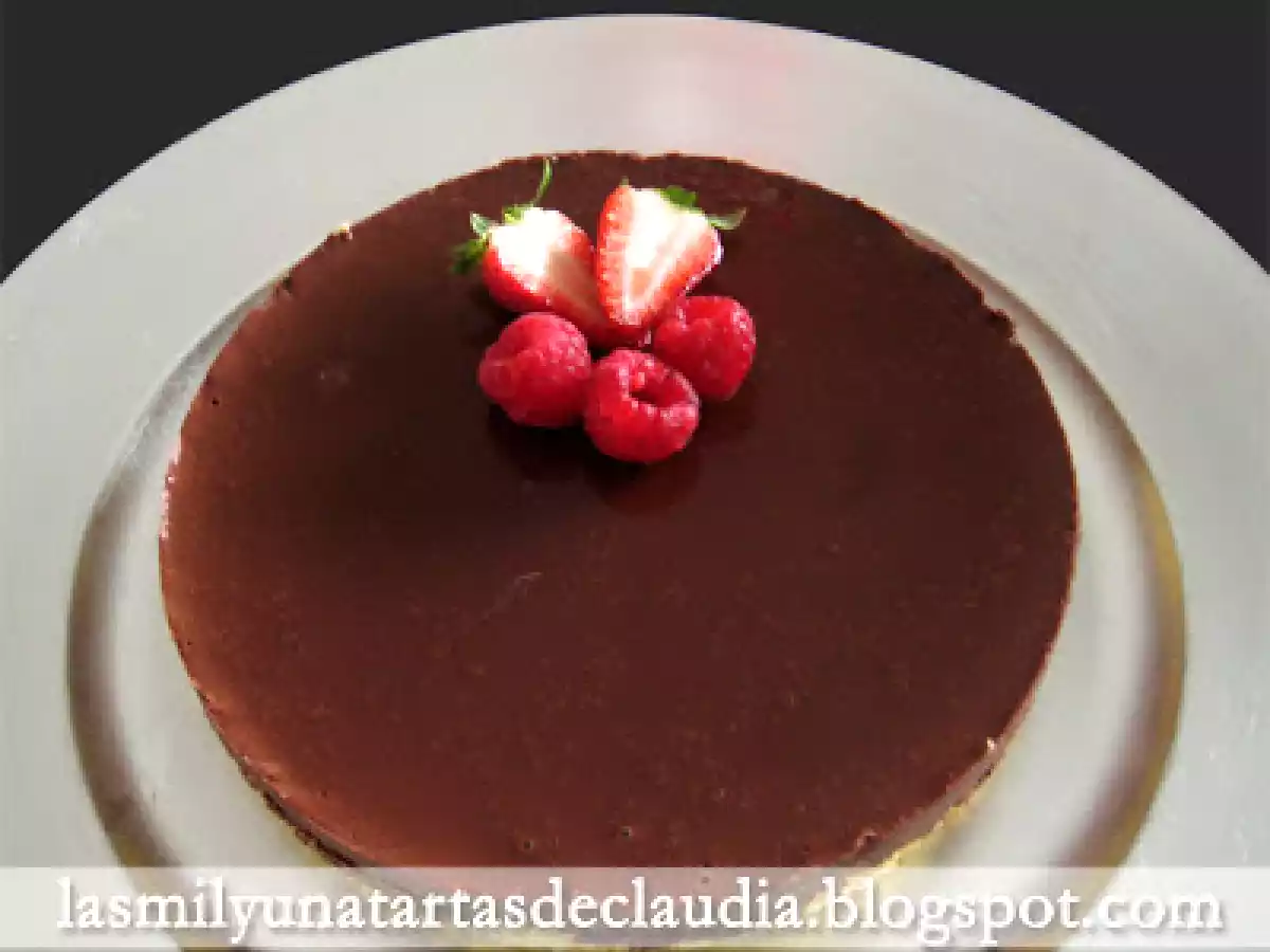 Cheesecake de fresa y chocolate