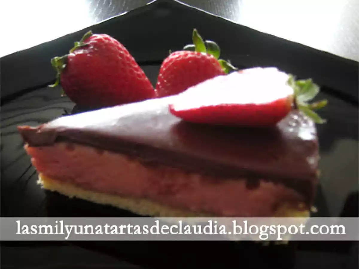 Cheesecake de fresa y chocolate - foto 2