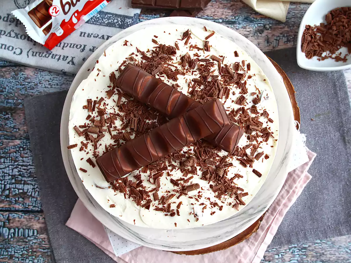 Cheesecake de Kinder Bueno sin horno - foto 2