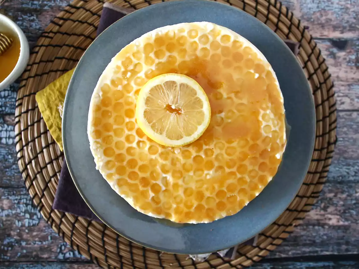 Cheesecake de limón y miel (sin cocción) - foto 3