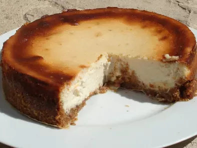Cheesecake de queso de oveja curado
