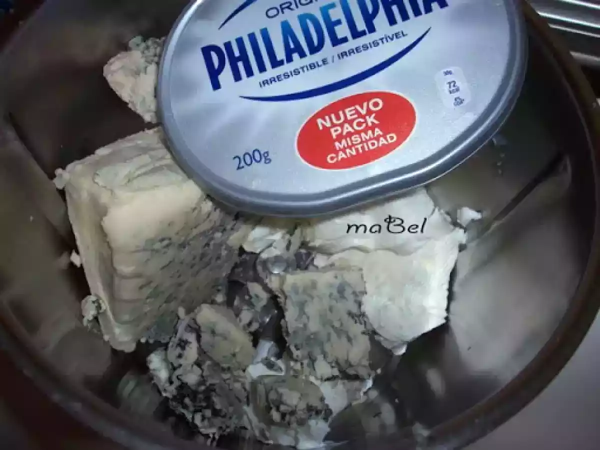 Cheesecake de roquefort o queso azul ( y un truco) - foto 5