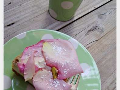 Cheesecake de rosa y pistacho - foto 3