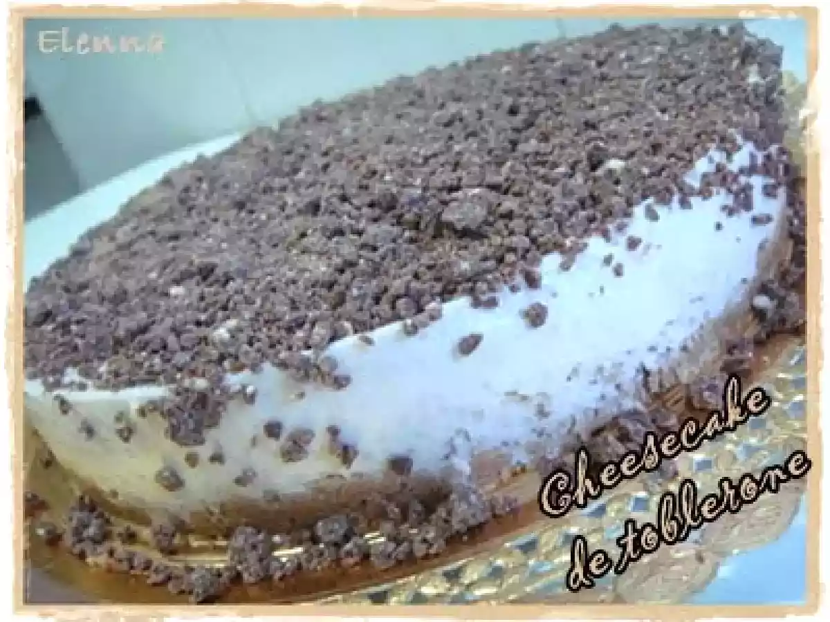 Cheesecake de toblerone