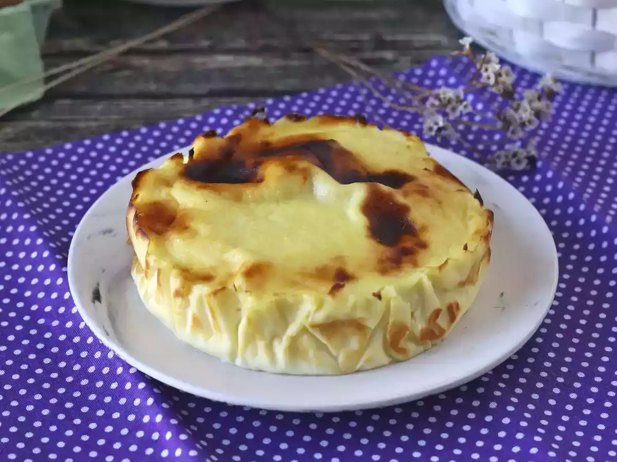 Cheesecake saludable en freidora de aire - foto 4