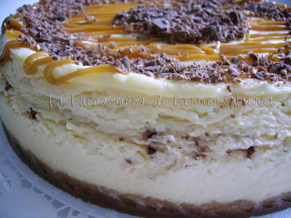 Cheesse cake con Toblerone y dulce de leche - foto 2