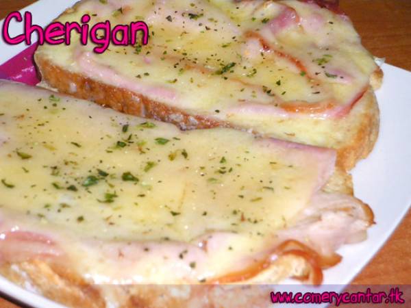 Cherigan de jamón ahumado y queso