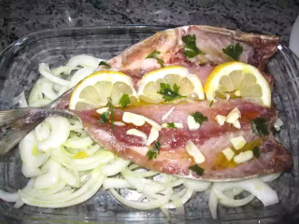 Chicharro (o jurel) al horno al estilo montañés - foto 4