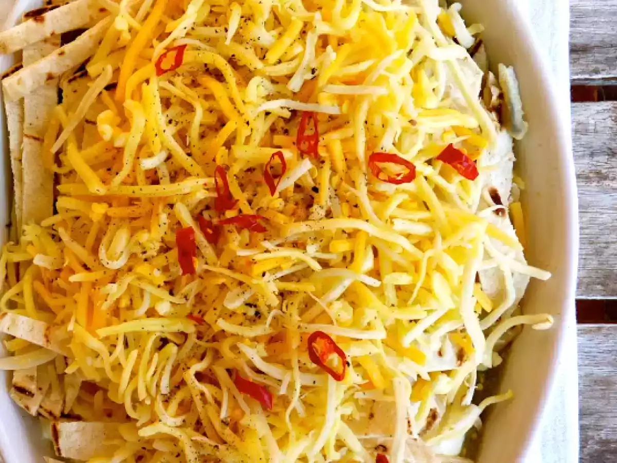 Chilaquiles de pescado faciles