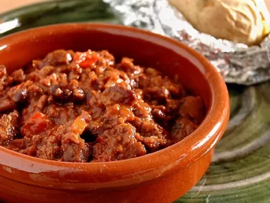 Chile con carne y chocolate