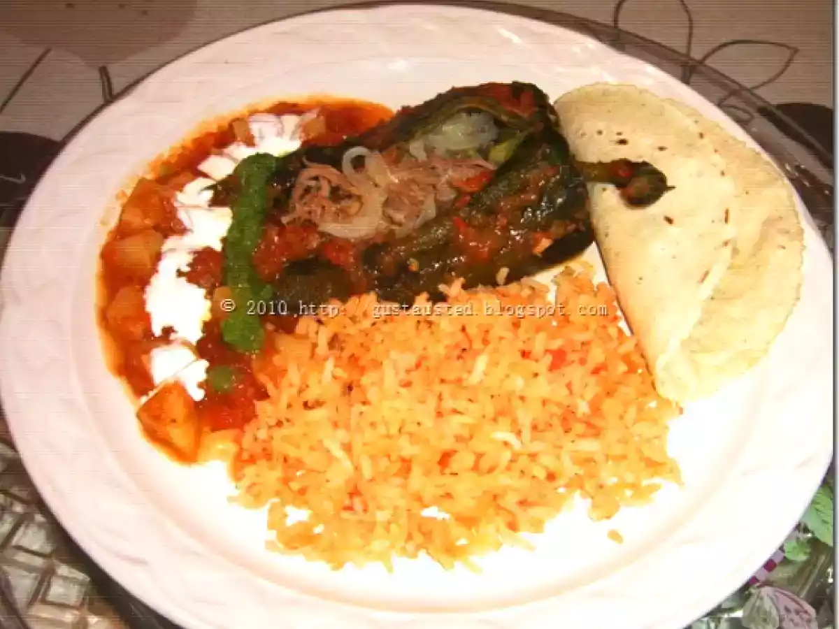 CHILES RELLENOS DE CARNE DE RES DESHEBRADA NUEVA RECETA - foto 2