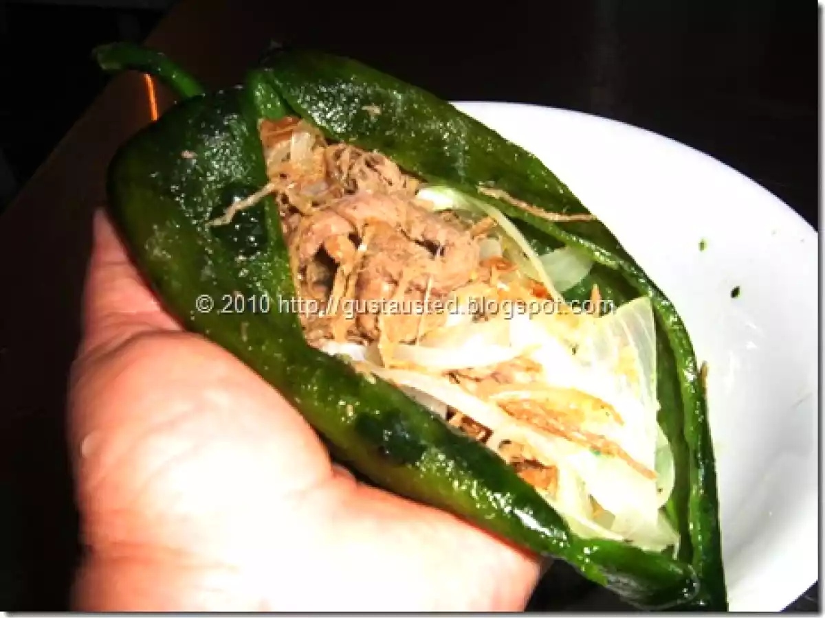 CHILES RELLENOS DE CARNE DE RES DESHEBRADA NUEVA RECETA - foto 4