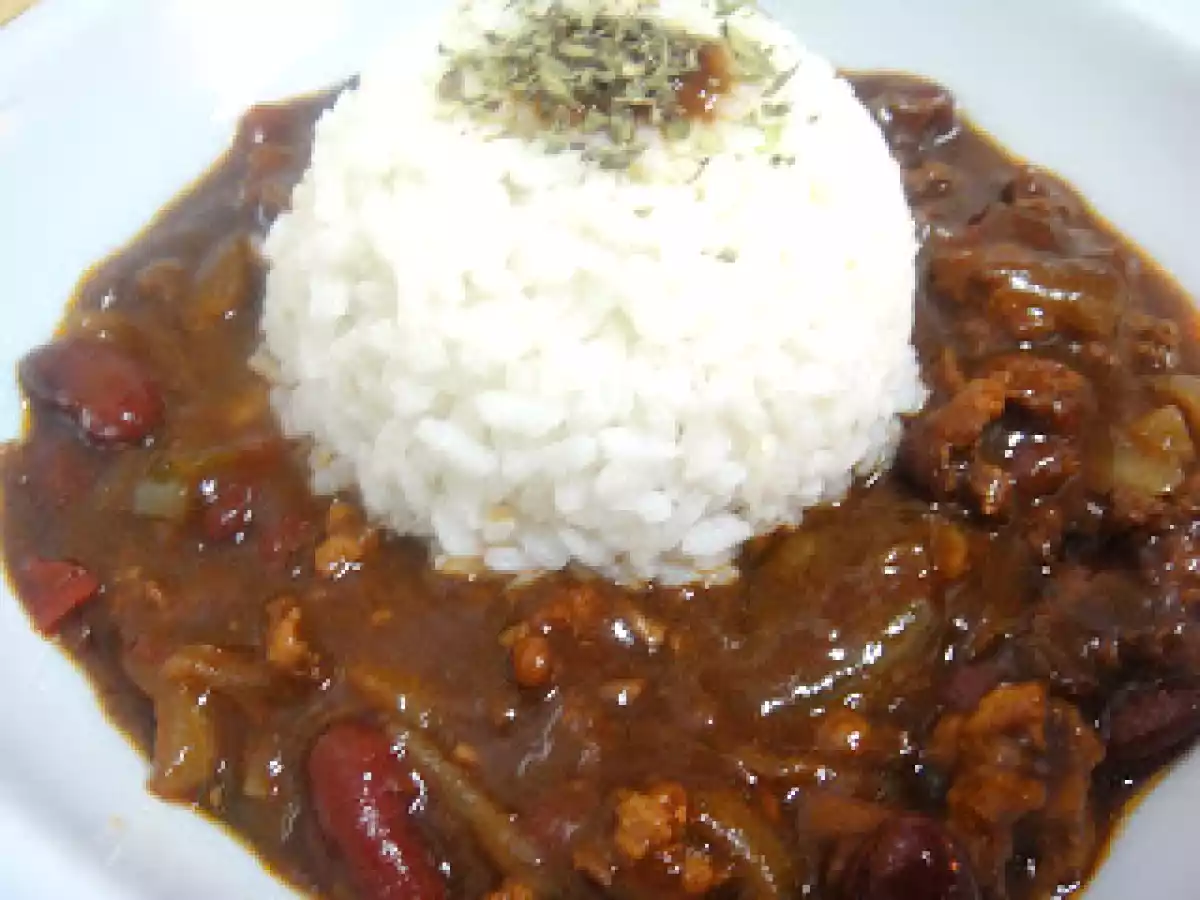 Chili con carne y alubias rojas (cwk)