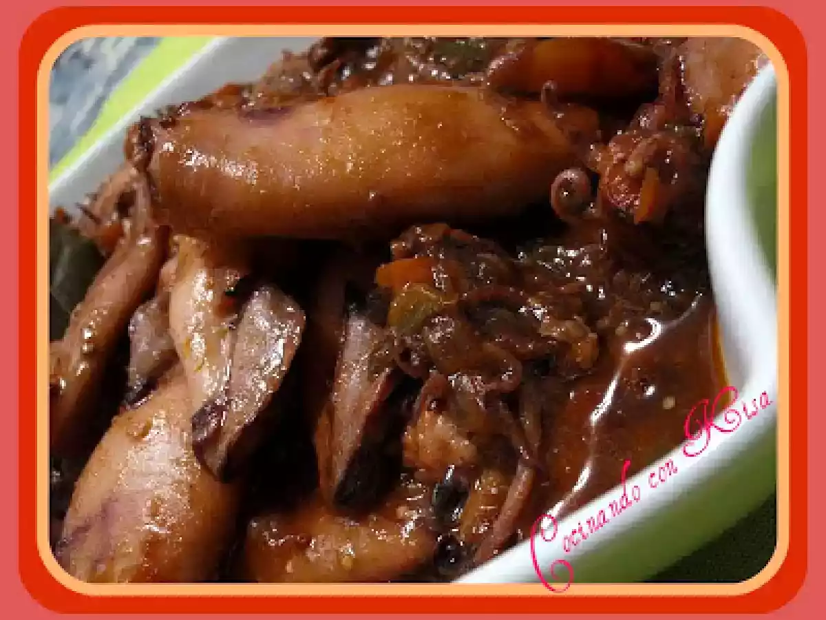 Chipirones a la Moruna con Pedro Ximenez (fussioncook)