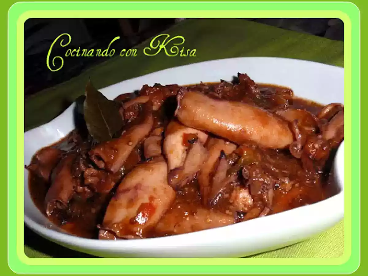 Chipirones a la Moruna con Pedro Ximenez (fussioncook) - foto 2