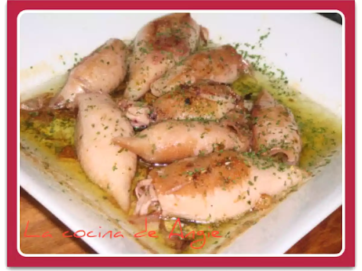 CHIPIRONES AL AJILLO