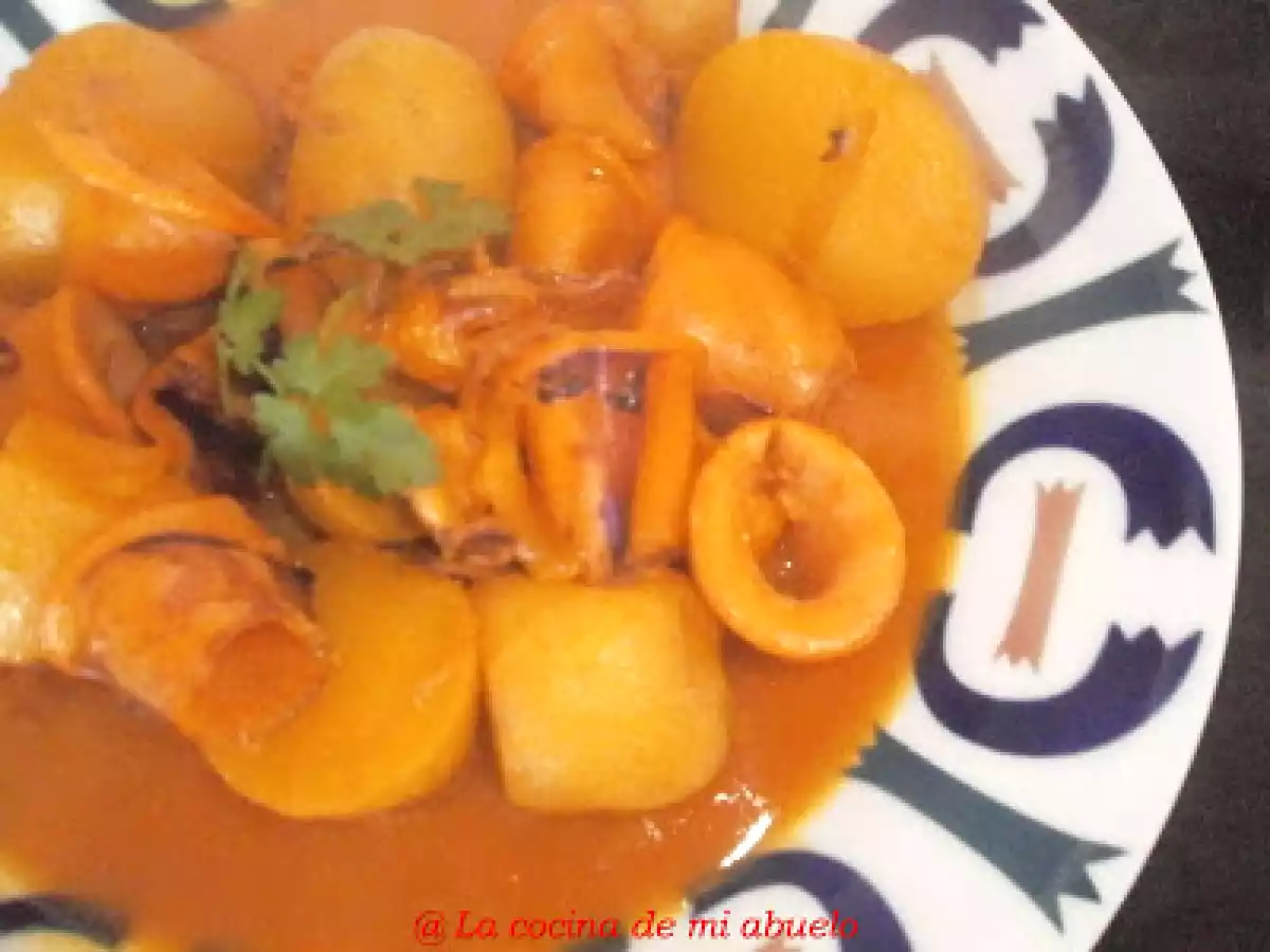 Chipirones con patatas nuevas - foto 5