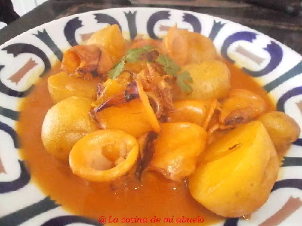 Chipirones con patatas nuevas - foto 6