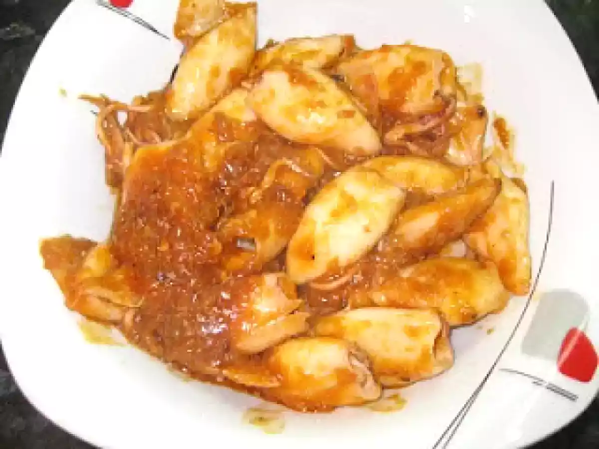 Chipirones en salsa americana