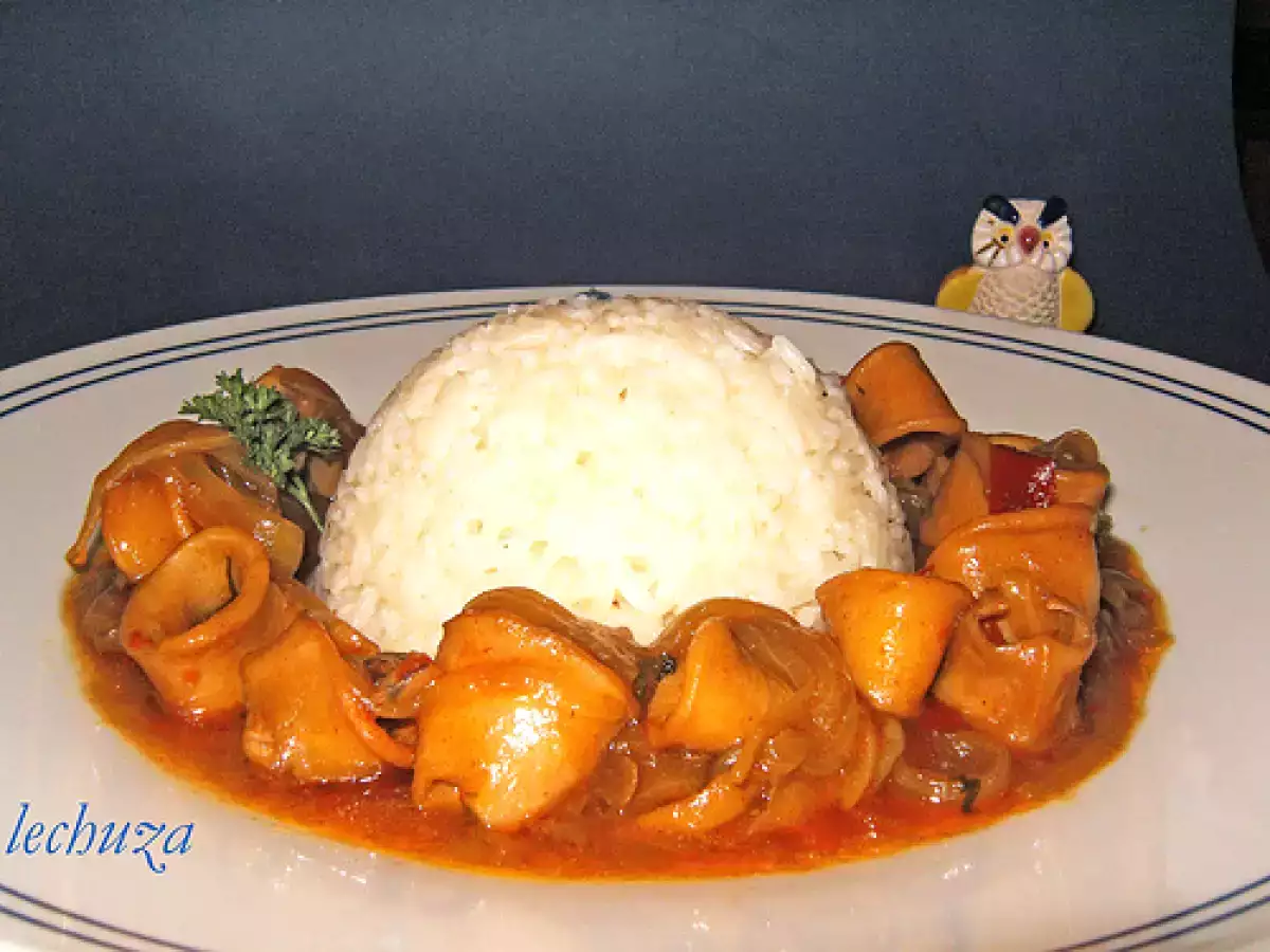 Chipirones encebollados (con paso a paso de cómo limpiar los chipirones) - foto 2