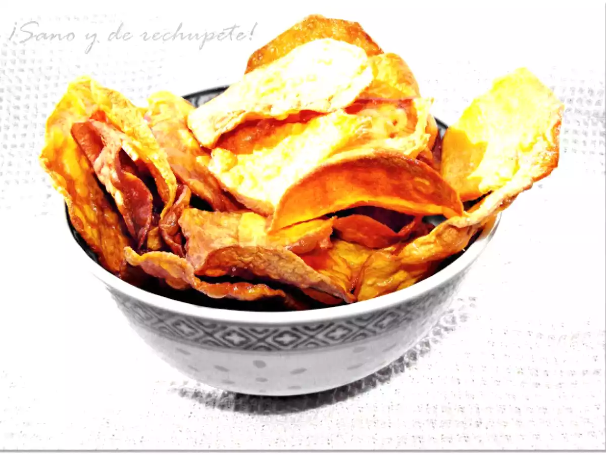 Chips de batata o boniato (Sweet potato chips) - foto 2