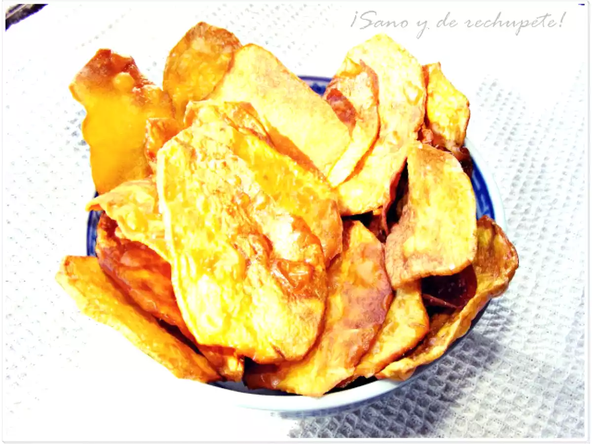 Chips de batata o boniato (Sweet potato chips) - foto 3