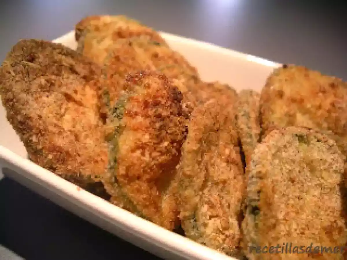 Chips de calabacín y parmesano