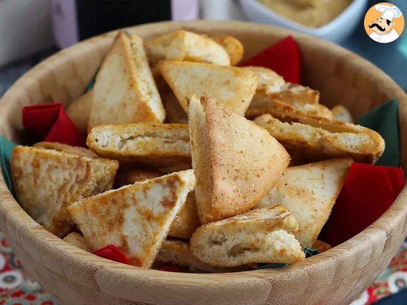 Chips de pan de pita - receta express - foto 5