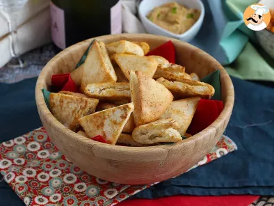 Chips de pan de pita - receta express - Receta Petitchef